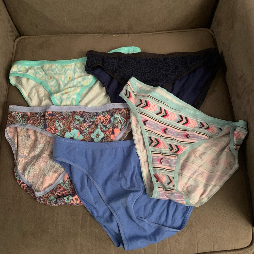 Lot of 5 Victoria’s Secret Bikini Cut Undies